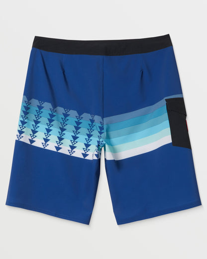 Quiksilver Surfsilk Hawaii Rockies 20" Boardshorts - Monaco Blue - 2