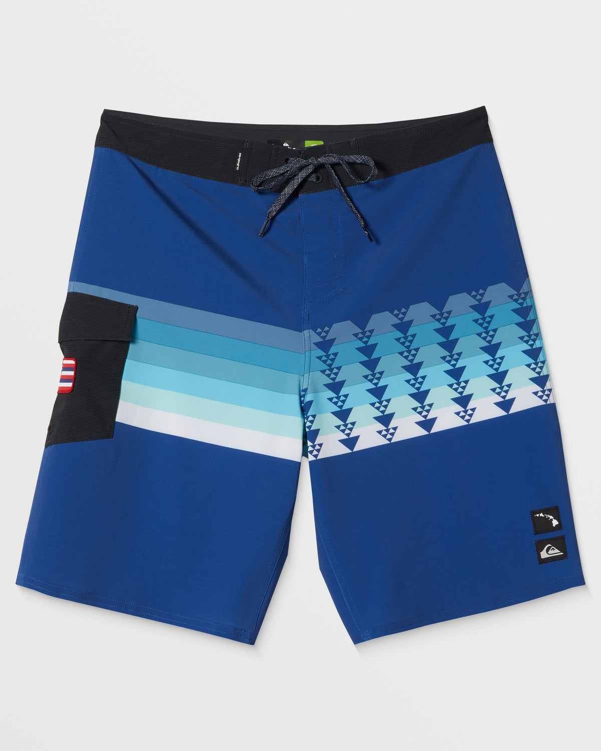 Quiksilver Surfsilk Hawaii Rockies 20" Boardshorts - Monaco Blue - 1