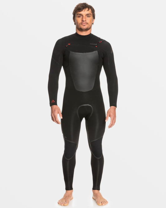 5/4/3mm Marathon Sessions Chest Zip Wetsuit - Black BLACK 1