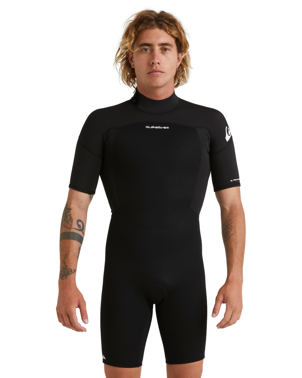 2/2 Prologue Short Sleeve Back Zip Spring Suit - Black