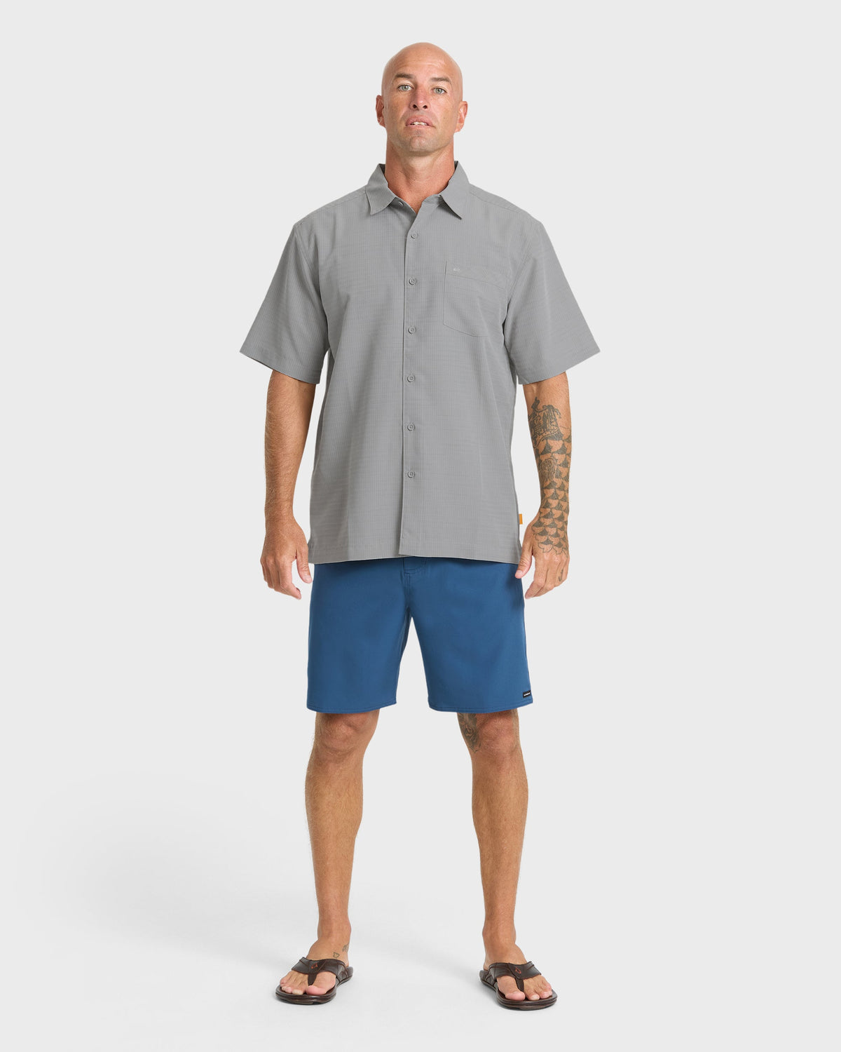 Waterman-Centinela-Premium-Anti-Wrinkle-Shirt-Grey-3