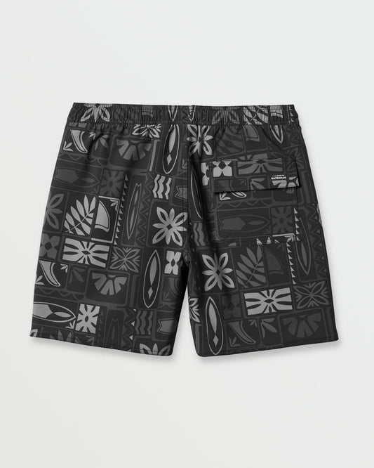 Waterman Borderline 17" Volley Swim Trunk - Phantom - 2