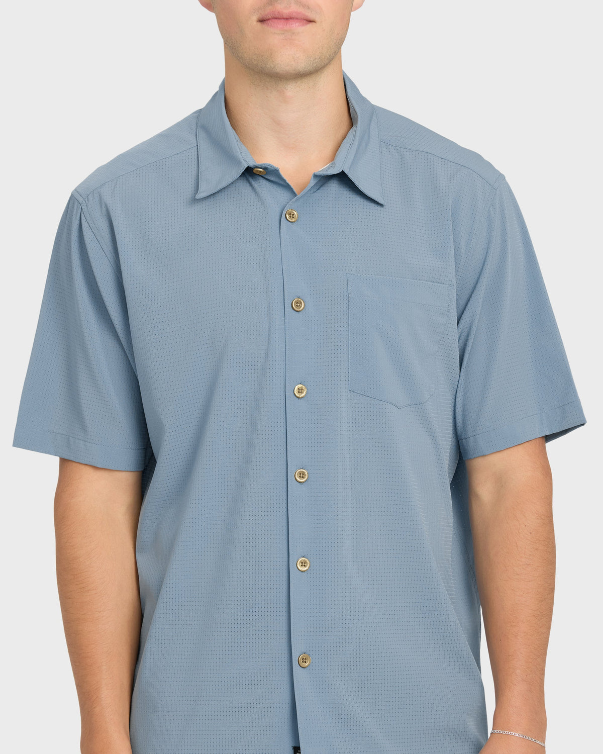 Chaser-Short-Sleeve-Woven-Shirt-Blue-Shadow-5