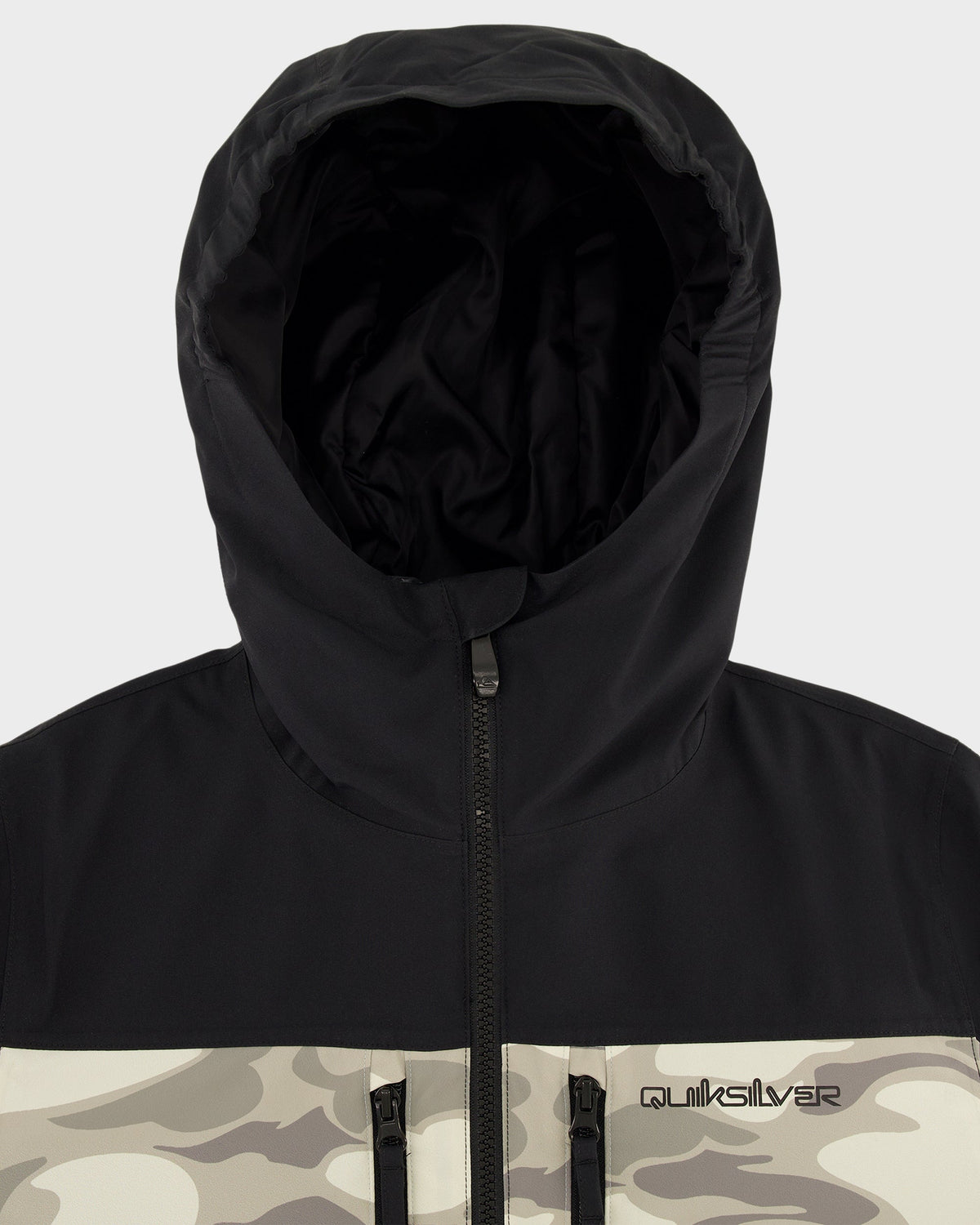 Boys Double Black Snow Jacket