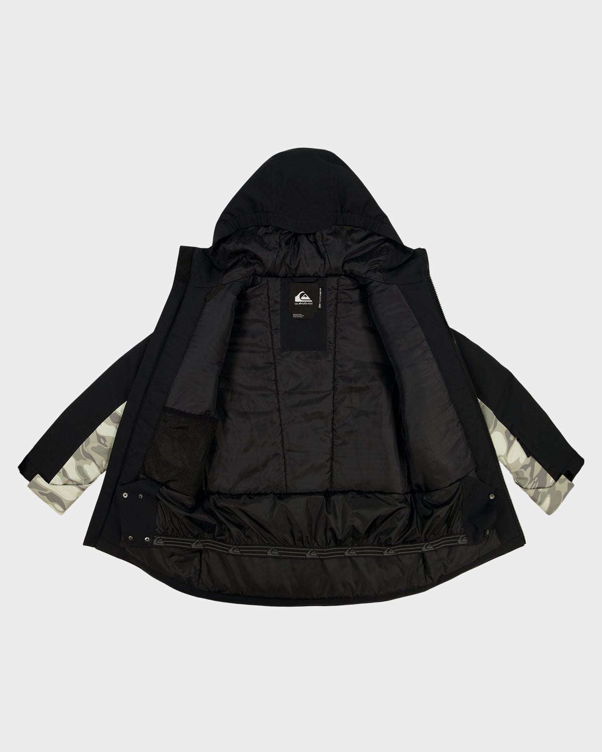 Boys Double Black Snow Jacket