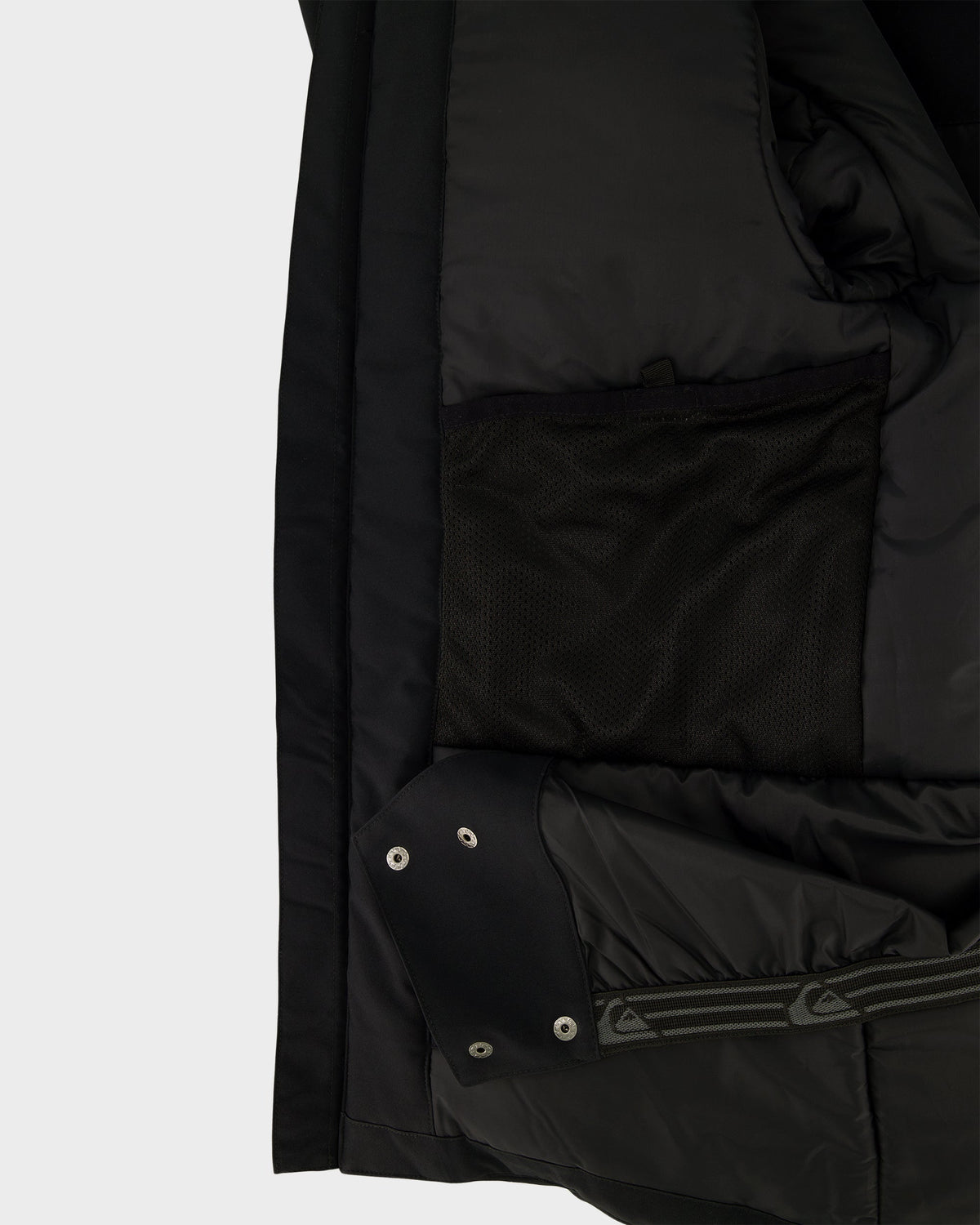 Boys Double Black Snow Jacket