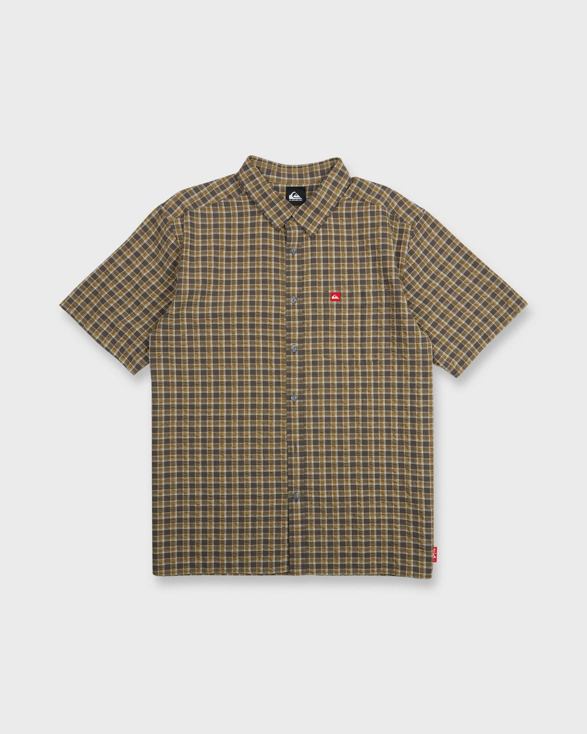 Young Guns Button-Up Short Sleeve Shirt - Major Brown