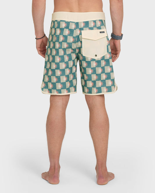 Sun Dial 19" Boardshorts - Mediterranea