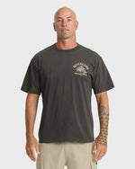 Waterman Tiki Hut Short Sleeve Cotton T-Shirt - Phantom