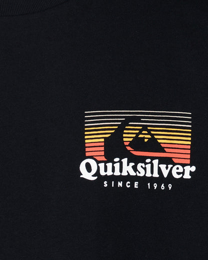 Quiksilver logo on a black background