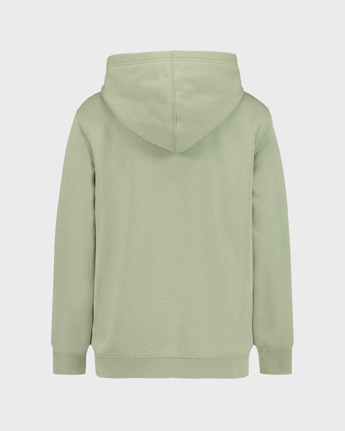 Light green hoodie on a white background