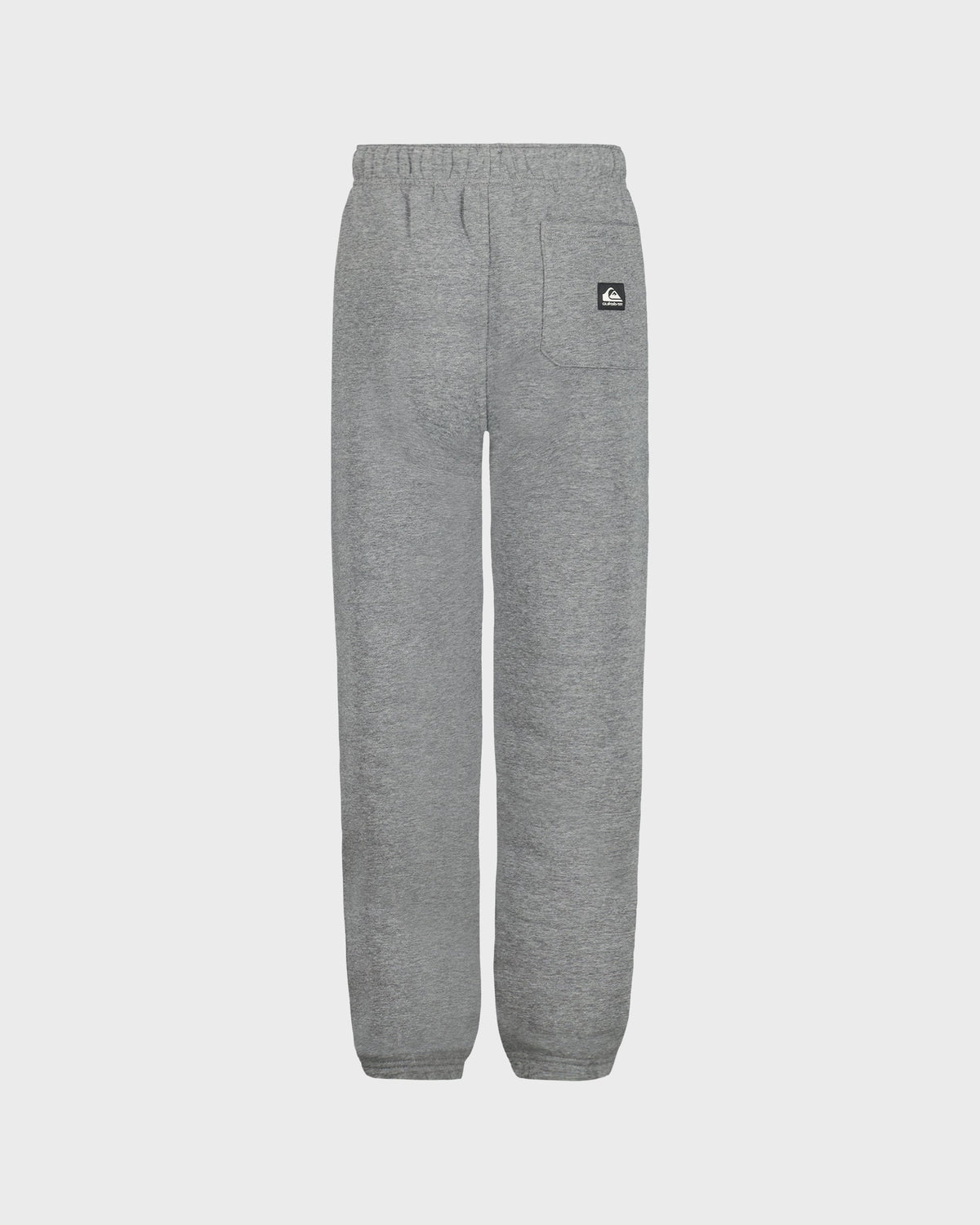 Gray sweatpants with a brand logo on a light gray background
