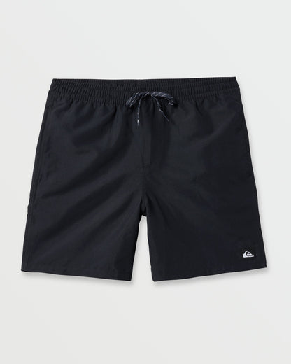 Everyday Solid 17" Swim Trunks - Black - 1