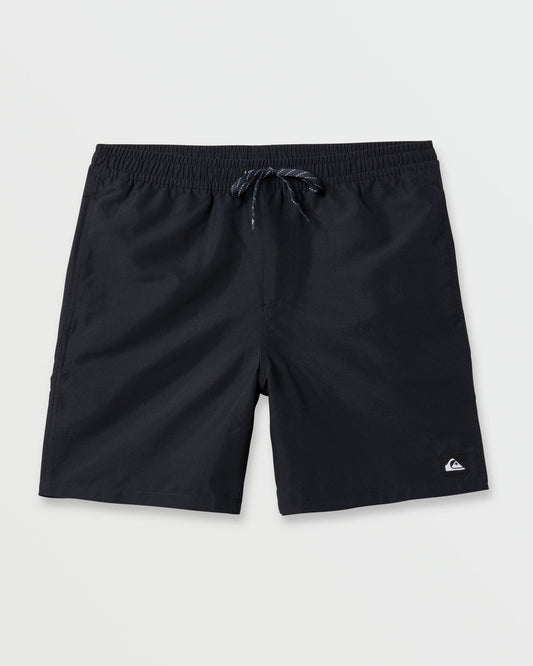 Everyday Solid 17" Swim Trunks - Black - 1