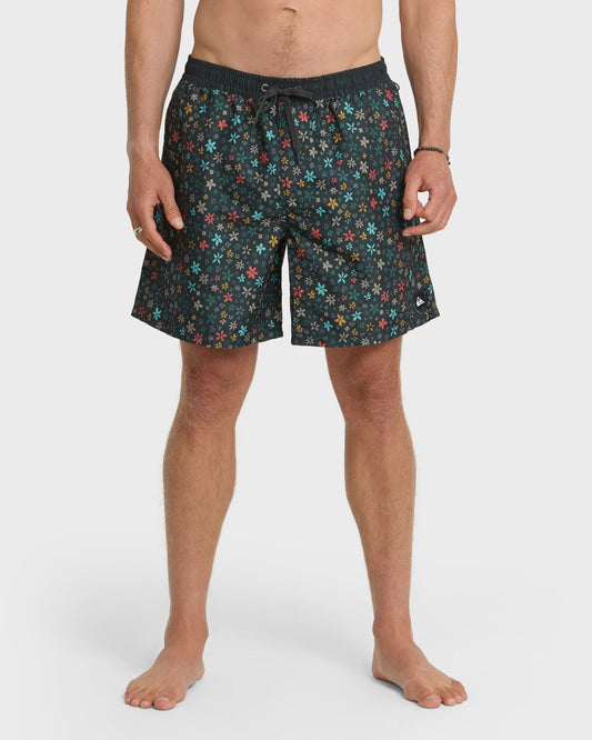 Everyday-Ditsy-Floral-Swim-Trunks-Black-1