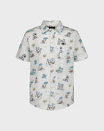 Little Boys Surf Doodle Classic Short Sleeve