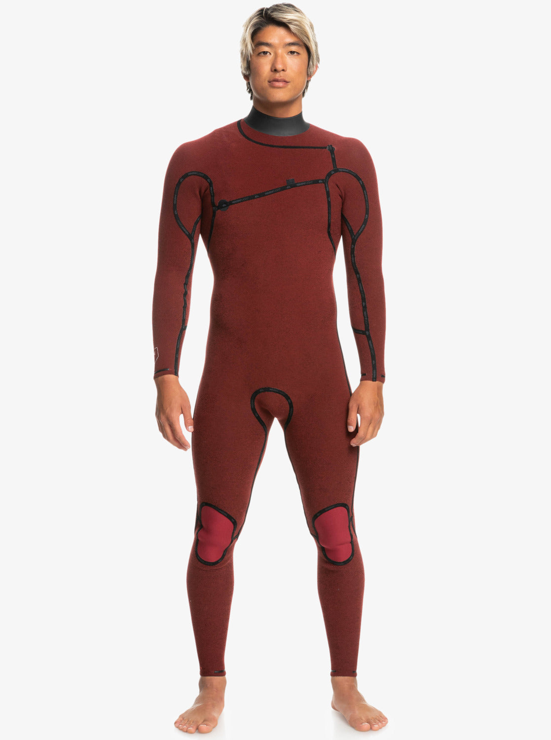 4/3mm Highline Chest Zip Wetsuit - Black BLACK 2