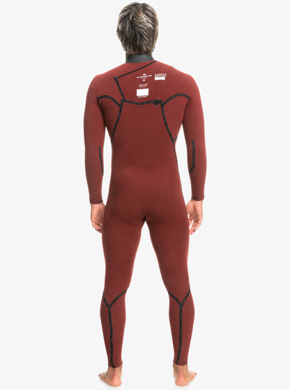 4/3mm Highline Chest Zip Wetsuit - Black BLACK 4