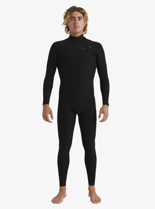 4/3mm Highline Chest Zip Wetsuit - Black BLACK 1