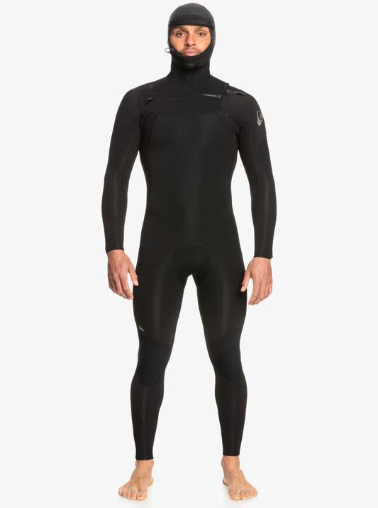 5/4/3mm Everyday Sessions Hooded Chest Zip Wetsuit - Black BLACK 1
