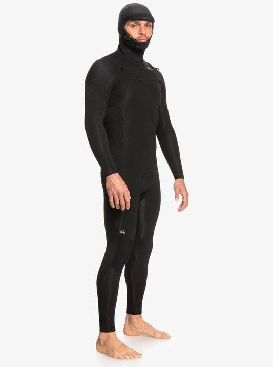 5/4/3mm Everyday Sessions Hooded Chest Zip Wetsuit - Black BLACK 2